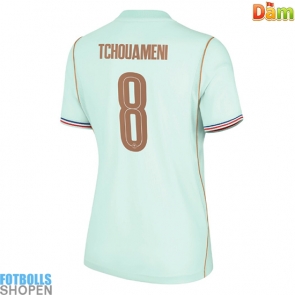 Billiga Frankrike Aurelien Tchouameni #8 Bortatröja Dam VM 2026 Kortärmad
